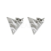 Non-Tarnish 304 Stainless Steel Stud Earring Findings STAS-L024-003P-02-1