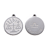 Non-Tarnish 201 Stainless Steel Pendants STAS-R106-03-2