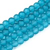 Baking Paint Transparent Glass Bead Strands X-GLAA-S031-4mm-18-1