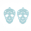 430 Stainless Steel Filigree Pendants STAS-S108-23C-2