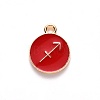 Alloy Enamel Pendants X-ENAM-S124-01A-07F-2