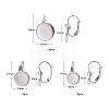 24pcs 4 Size 304 Stainless Steel Leverback Earring Findings STAS-ZZ0001-04P-2