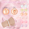 360Pcs 6 Colors Baking Paint Pearlized Glass Pearl Round Beads HY-GA0001-01A-2