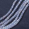 Electroplate Glass Beads Strands EGLA-A044-T6mm-B19-1