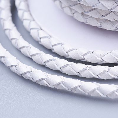 Round Braided Cowhide Cords WL-L009-01J-1