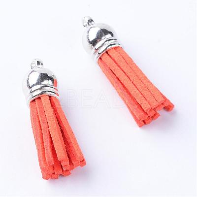 Faux Suede Tassel Pendant Decorations FIND-T002-A-1