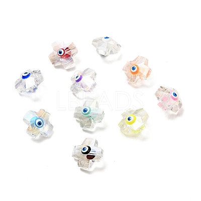 Transparent Glass Beads GLAA-F121-09-1