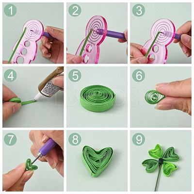 6 Colors Quilling Paper Strips DIY-J001-10mm-A-1