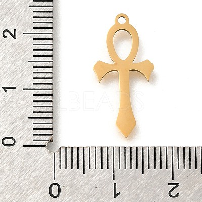 201 Stainless Steel Pendants STAS-R132-06G-1