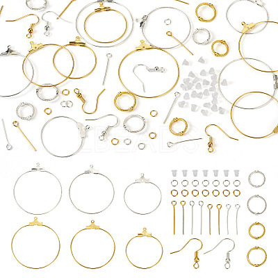 DIY Earring Making Finding Kit DIY-TA0005-03-1