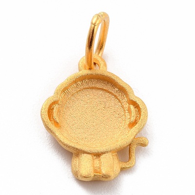 925 Sterling Silver Pendant Cabochon Settings LS-STER-I020-01A-G-1