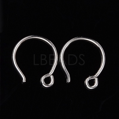 Anti-Tarnish Rhodium Plated 925 Sterling Silver Earring Hooks STER-N0001-028-1