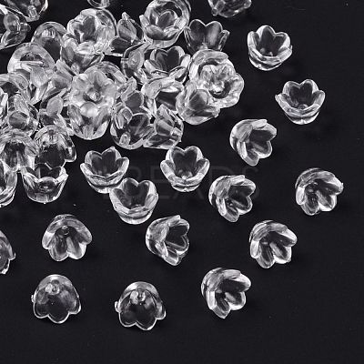 Transparent Clear Acrylic Beads PL548-1-1