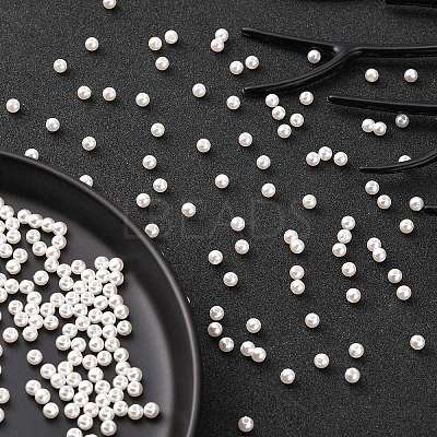 Imitation Pearl Acrylic Beads PL613-1-1