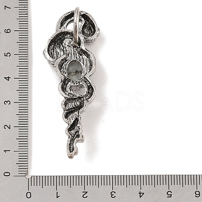 Natural Labradorite Pendants G-A224-03AS-12-1