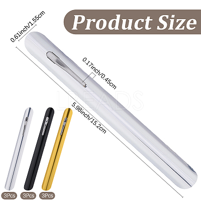 6Pcs 3 Colors Aluminium Cleaning Scraper AJEW-CP0010-79-1
