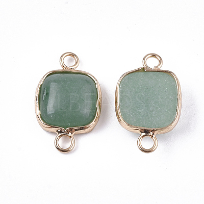 Natural Green Aventurine Links connectors G-S344-69C-1
