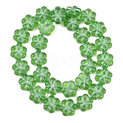 Czech Pressed Glass Beads GLAA-I061-54A-1