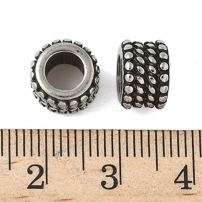 304 Stainless Steel European Beads STAS-Z147-19AS-1