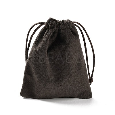 Velvet Jewelry Drawstring Storage Pouches ABAG-P013-02B-02-1