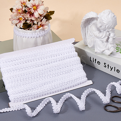 Polyester Braided Lace Trim OCOR-WH20018-22E-1