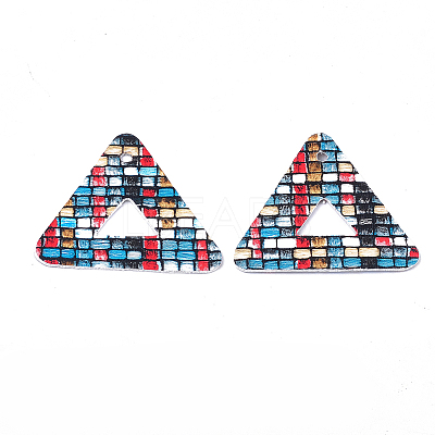Imitation Leather Pendants WOVE-Q079-04-1