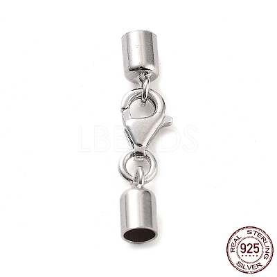 Anti-Tarnish 925 Sterling Silver Lobster Claw Clasps STER-P055-03E-P-1