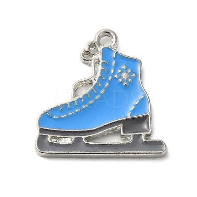 Winter Theme Alloy Enamel Pendants LS-ENAM-M002-05C-P-1