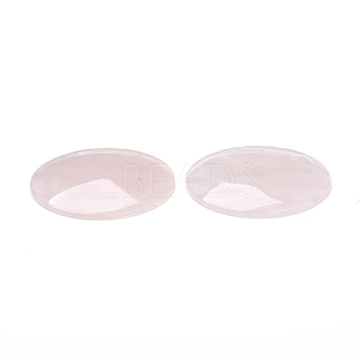 Natural Rose Quartz Cabochons G-L553-22A-1