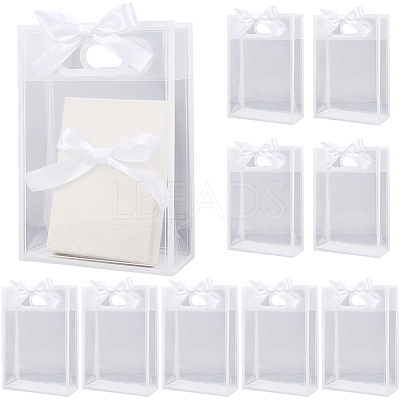 12Pcs Rectangle Plastic Gift Bags ABAG-SP0001-07E-1