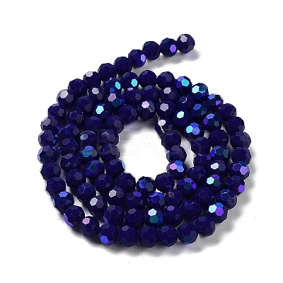 Opaque Glass Beads Strands LS-EGLA-A035-P6mm-L09-1