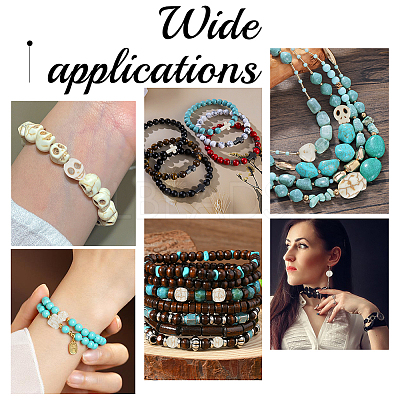 524Pcs 15 Styles Synthetical Turquoise & Howlite Beads Sets TURQ-PH0001-24-1