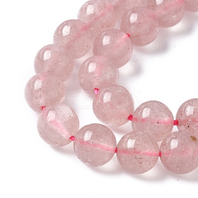 Natural Strawberry Quartz Beads Strands G-R435-03-A02-1