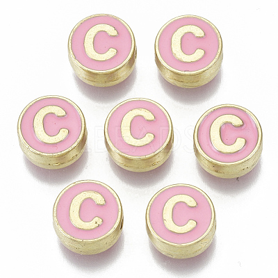Alloy Enamel Beads ENAM-S122-028C-NR-1