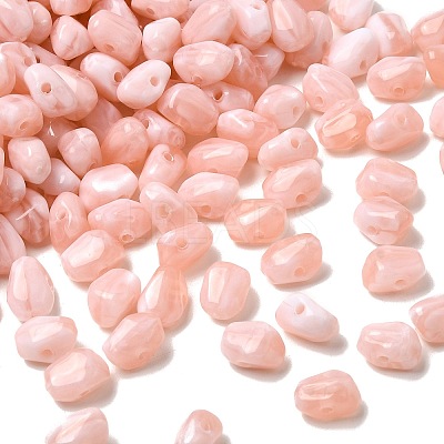 Opaque Acrylic Imitation Gemstone Beads OACR-G061-04D-1