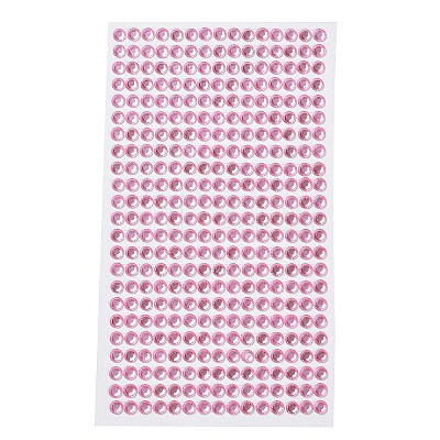 Self Adhesive Acrylic Rhinestone Stickers STIC-PW0012-01E-1
