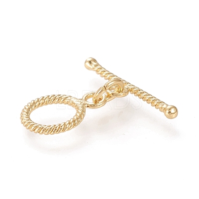 Brass Toggle Clasps KK-M108-E01-1