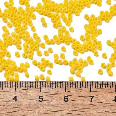 Frosted Colours Glass Seed Beads SEED-H003-06D-1