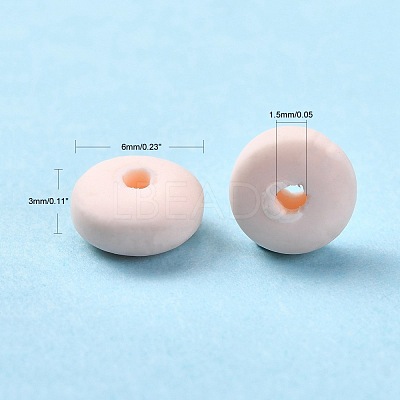 Handmade Polymer Clay Beads Strands CLAY-N008-008-13-1