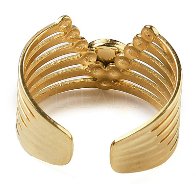 Synthetic Turquoise Finger Rings RJEW-U027-02G-04-1
