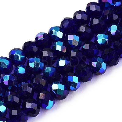 Electroplate Glass Beads Strands LS-EGLA-A044-T6mm-L06-1