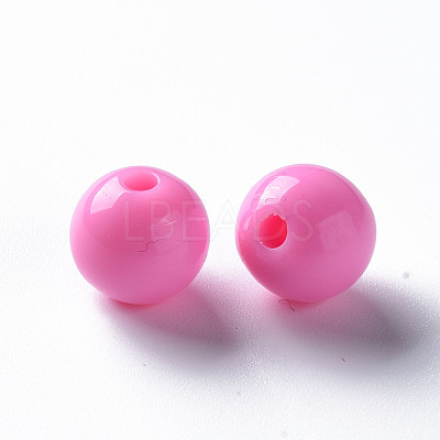 Opaque Acrylic Beads MACR-S370-C10mm-M1-1