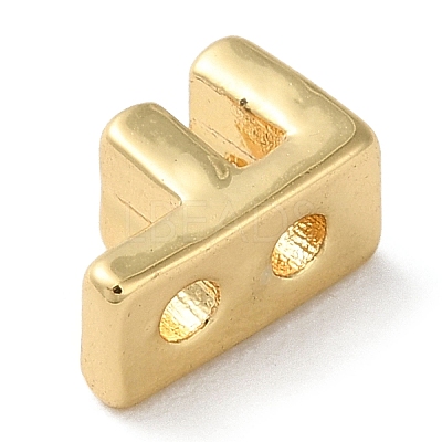 Rack Plating Brass Slide Charms KK-M254-15G-F-1