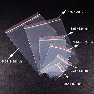 Rectangle Resealable Bags OPP-PH0001-15-16x24cm-1