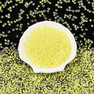 6/0 Inside Colours Transparent Glass Seed Beads X1-SEED-T007-07C-1