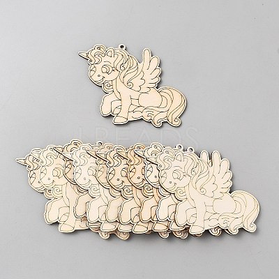Unicorn Unfinished Wood Pieces WOOD-CJC0007-04E-1