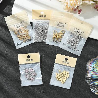 SHEGRACE Bras Micro Pave Clear Cubic Zirconia Toggle Clasps XGRQ5F903-817P-1
