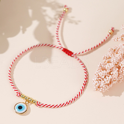 Bohemian Style Adjustable  Nylon Cord Braided Bracelets for Women Men PY6611-1
