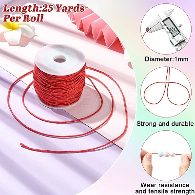 23M Round Waxed Cotton Cords YC-YW0001-15-1