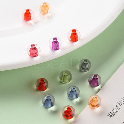 Transparent Acrylic Beads TACR-S154-02A-1